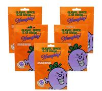 Little Miss Sugar Spice & All Things Detoxifying Face Sheet Masks, Pack of 5, Hydrating, All Skin Types, 20 cm