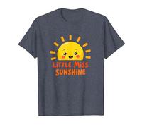 Little Miss Sunshine Cheerful Sun Kids T-Shirt, Men, Heather Blue, 3XL
