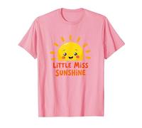 Little Miss Sunshine Cheerful Sun Kids T-Shirt, Men, Pink, L