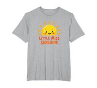 Little Miss Sunshine Cheerful Sun Kids T-Shirt, Men's Big and Tall, Heather Grey, 2X Tall