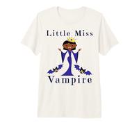Little Miss Vampire Melanin Vampires Funny Halloween Costume Premium T-Shirt