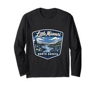 Little Missouri North Dakota River Landscape Nature Outdoors Long Sleeve T-Shirt