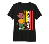 Little Mister Juneteenth Prince Black Boy Melanin Son Bruh Premium T-Shirt