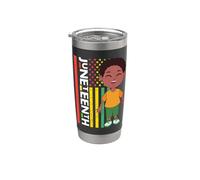 Little Mister Juneteenth Prince Black Boy Melanin Son Bruh Stainless Steel Insulated Tumbler
