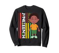Little Mister Juneteenth Prince Black Boy Melanin Son Bruh Sweatshirt