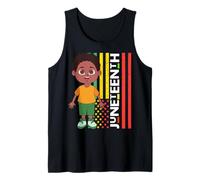 Little Mister Juneteenth Prince Black Boy Melanin Son Bruh Tank Top