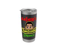 Little Mister Juneteenth Prince Father Son Black Dad Boys Stainless Steel Insulated Tumbler