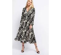 Little Mistress Women's Animal Print Midaxi Dress | Size: 10 Little Mistress Multicolor 10