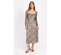 Little Mistress Animal Sequin Print Midaxi Dress Multi 14