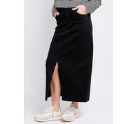 Little Mistress Black Denim Midaxi Skirt by Vogue Williams Denim