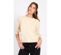 Little Mistress Cream Knitted Jumper Cream S