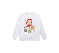 Little Mistress Dashund Through The Snow Jumper In White White M