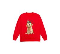 Little Mistress Doodle All The Way Jumper In Red Red M