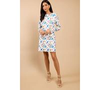 Little Mistress Floral Print Mini Dress Multi 12