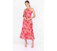 Little Mistress Iska Floral Print Midi Dress Multi 20
