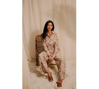 Little Mistress Leaf Print Trousers Multi 14