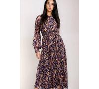Leopard Print Midaxi Dress Little Mistress Multi 12