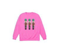 Little Mistress Nutcracker Jumper In Bright Pink Bright Pink M