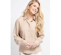 Little Mistress Oyster Linen Shirt by Vogue Williams Black