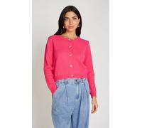 Little Mistress Pink Knitted Cardigan Pink S