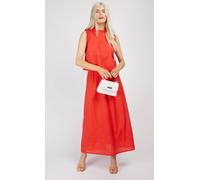 Little Mistress Red Lace Trim Crop Top Red 14