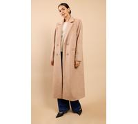 Little Mistress Women's Oatmeal Coat in Beige | Size: Small Little Mistress Beige S