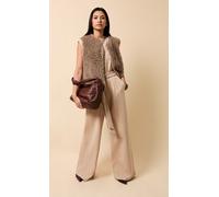 Taupe Faux Fur Waistcoat Little Mistress Taupe S