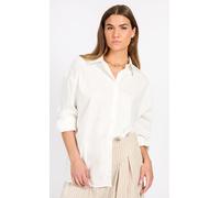 Little Mistress Women's White Cotton Shirt | Size: XL Little Mistress White XL