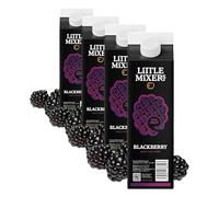 Little Mixers Blackberry Purée (1kg) | Real Fruit Purée for Cocktails, Desserts and Baking | Ready-to-Use, Rich Natural Flavour (Pack of 4)