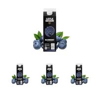Little Mixers Blueberry Purée (1kg) | Real Fruit Purée for Cocktails, Desserts and Baking | Ready-to-Use, Rich Natural Flavour (Pack of 4)