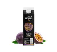 Little Mixers Quality Passion Fruit Puree for Cocktails, Desserts & Smoothies (1 Kg) | Ready to Use Fresh Fruit Cocktail Ingredients - Rich, Natural & Pure Taste Cocktail Mixers