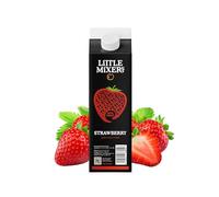 Little Mixers Quality Strawberry Puree for Cocktails, Desserts & Smoothies (4x1 Kg) | Ready to Use Fresh Fruit Cocktail Ingredients - Rich, Natural & Pure Taste Cocktail Mixers