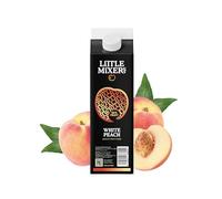 Little Mixers Quality White Peach Puree for Cocktails, Desserts & Smoothies (4x1 Kg) | Ready to Use Fresh Fruit Cocktail Ingredients - Rich, Natural & Pure Taste Cocktail Mixers
