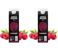 Little Mixers Raspberry Purée (1kg) | Real Fruit Puree for Cocktails, Desserts, and Baking | Ready-to-Use, Rich Natural Flavour (Pack of 2)