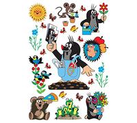 Little Mole Wall Sticker, Polymer Ink, Multi-Colour, 42.5 x 65 cm