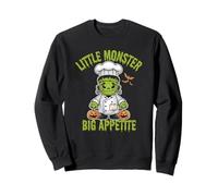 Little Monster Big Appetite Halloween Chef Sweatshirt