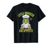 Little Monster Big Appetite Halloween Chef T-Shirt