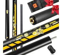 Little Monster Carbon Fiber Break Jump Cue - 3 Pieces Break Pool Cue Jump Cue Stick Shaft, Low Deflection Billiard Pool Cue 12.9mm Tip with Soft Bag