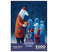 Little Monsters And Children Jigsaw 1000 Pieces for Adults Jigsaw Puzzles Christmas Eve Impossible Puzzle Educational Game Home Decoration 38x26cm/1000pcs