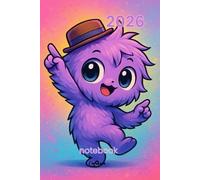 Little Monsters Weekly Planner 2026 - Multilingual Cute Creature Organizer | One Week per Page | Fun Kids & Teens Agenda