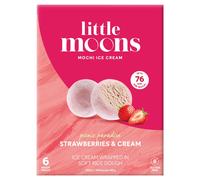 Little Moons Strawberries & Cream Mochi Ice Cream 6x32g