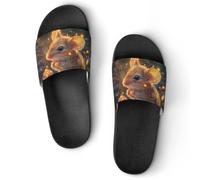 Little Mouse in The Forests House Slippers Shower Slides Shoes