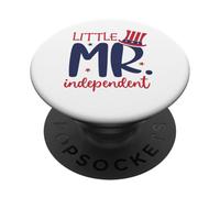 Little Mr. Independent Cute 4th of July Patriotic PopSockets Adhesive PopGrip