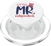 Little Mr. Independent Cute 4th of July Patriotic PopSockets PopGrip for MagSafe