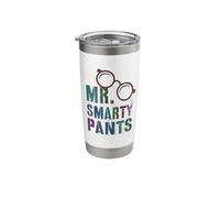 Little MR Smarty Pants Phd 100 Days School Teacher Smarter Stainless Steel Insulated Tumbler