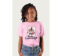 Little My Courage T-Shirt Moomin Light Pink 5-6 Years