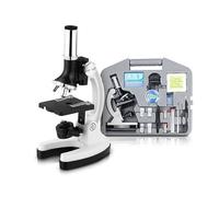 Little Nation Beginner Kids Microscope Kit - STEM Educational Science Experiment Kit with LED Light, Slides & Accessories, Perfect Learning Toy for Ages 6+