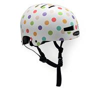 Little Nation Kids Bike Helmet - Safe & Adjustable Helmet for Bicycle, Scooter, and Roller Skates, Lightweight Design for Toddlers & Children (Pastel Polka Dot)