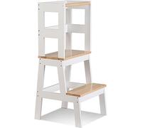 Little Nation Oscar Learning Kitchen Helper Tower for Toddlers - Stable & Safe Multi-Use Step Stool, Smart Design for Little People, Perfect Baby Walker Alternative for Kitchen and Playtime