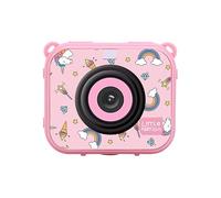 Little Nation Waterproof Kids Action Camera - Mini HD Kids Camera with Underwater Case, Small Digital Camera for Outdoor Adventures & Creative Play (Pink)